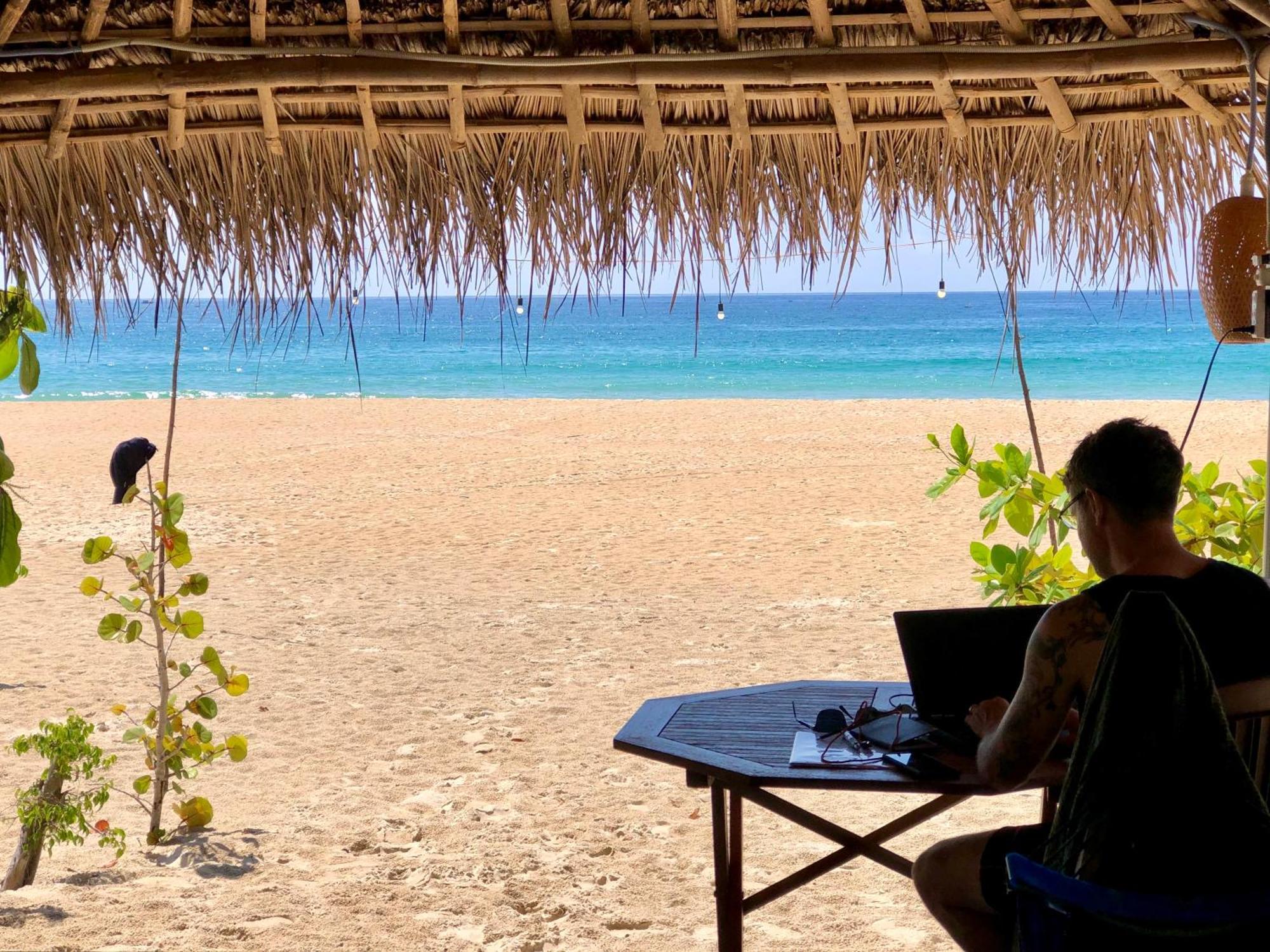 Robinson Beach Bungalow Vinh Hoa Dış mekan fotoğraf